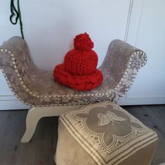 Woolen hat scarf