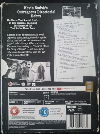 Clerks X 3 Dvd Special Edition