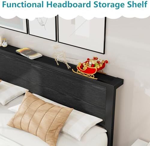 King Size Bed Frame Metal Platform Bed Frame