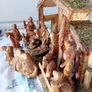 Wooden Nativity Crib Set Image 3