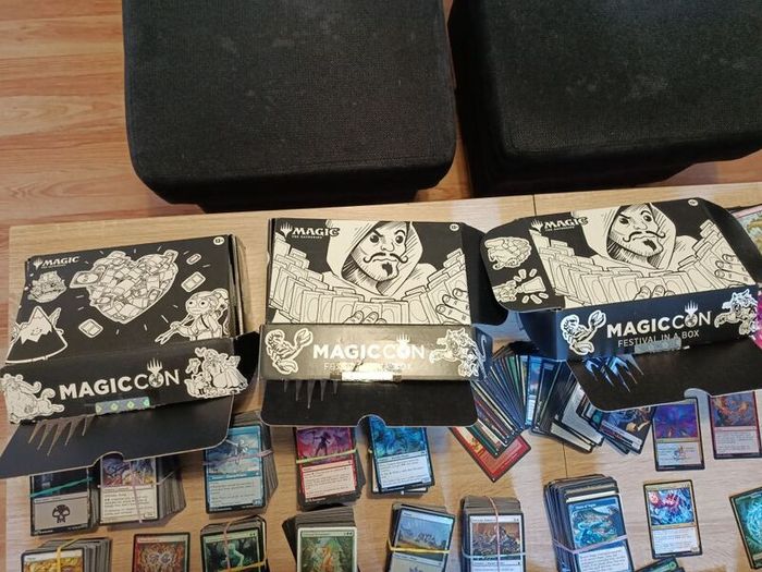 Regarding the card collection  Festival in a Box content