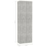 Office Cabinet Concrete Grey 60x32x190 cm Chipboard Image 7