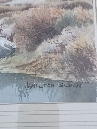 Large Hamilton Sloan Watercolour