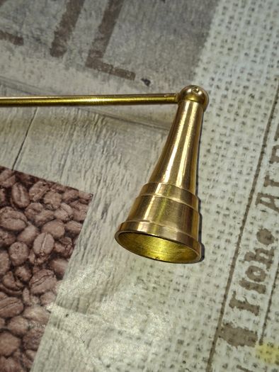 Brass Candle Snuffer Postage Available Collection, Lots more Antiques and Collectables