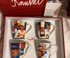 Graham Knuttell for Tipperary Crystal mugs