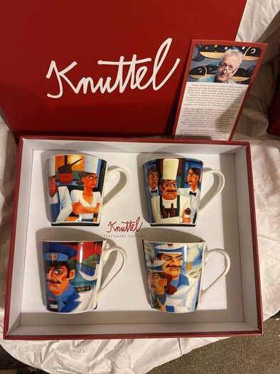Graham Knuttell for Tipperary Crystal mugs