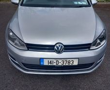 Vw Golf 1.2 Cl 105 Hp Silver 2014 Low Klms.