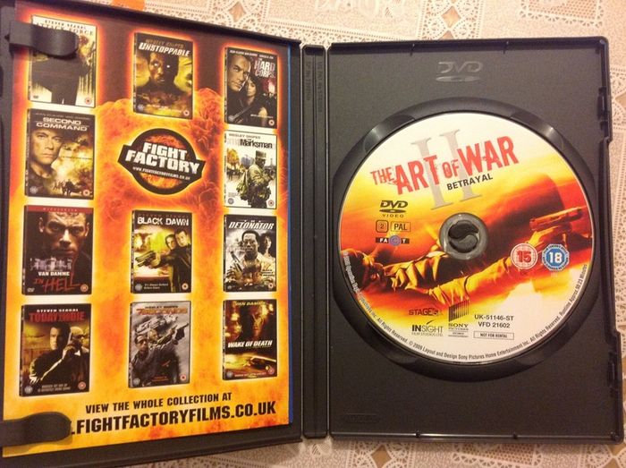 The Art of War II: Betrayal DVD.