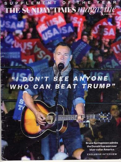 The Sunday Times - Exclusive Interview With Bruce Springsteen Edition