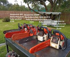 Range of chainsaws for sale