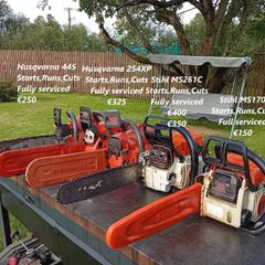 Range of chainsaws for sale