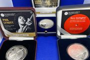 Very rare complete Irish music legends silver coin set