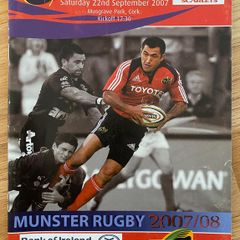 2007 Munster v Llanelli Scarlets - Magners League Programme