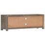 TV Cabinet Grey 120x30x40 cm Solid Mango Wood Image 4
