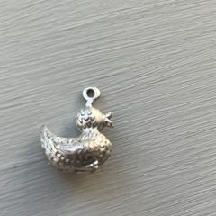 Pilgrim Silver Duck Charm