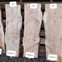 Ash live edge boards, Read description