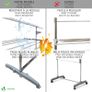 VOUNOT Large 4 Tier Clothes Air Drryer Image 4