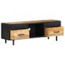 TV Cabinet 120x30x40 cm Rough Mango Wood Image 4