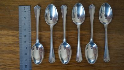 6 silver Coffee spoons