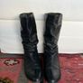 DUNE - Black leather mid-calf boots size 39 Image 3