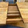 Solid hard wood stunning extendable dining table plus chairs Image 4
