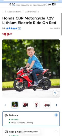 Electronic motorbike / no charger