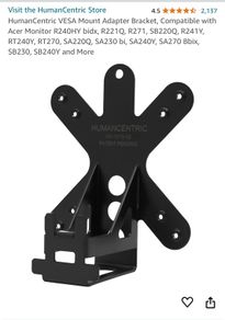 HumanCentric VESA Mount Adapter Bracket, Compatible with Acer Monitor