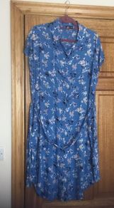 Pieces blue dress