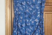 Pieces blue dress