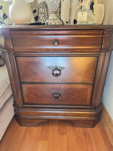 mahogany side table