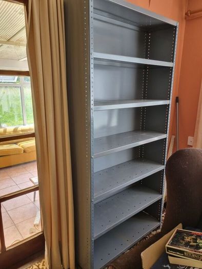 industrial steel shelving unit job lot five pieces