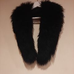 Real fur black vintage collar/scarf from 60's