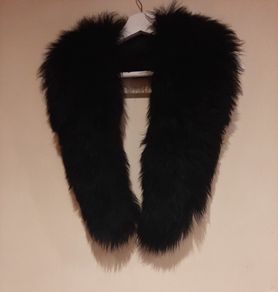 Real fur black vintage collar/scarf from 60's