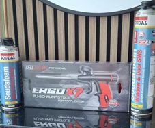 Ergo X7 Professional Foam Applicator Gun, gun cleaner and foam