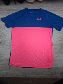 Under Armour Pink and Blue Tee shirt