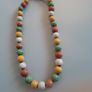 NECKLACE  - Green  - Terracotta - Yellow and Beige Image 2
