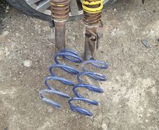 coilovers mk5 golf with lowering spring