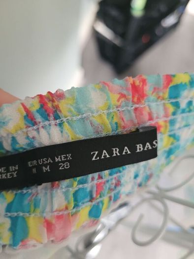 zara floral skirt