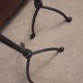 Vintage hand forged wrought iron candlesticks. Like new. Image 2