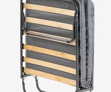 Folding guest bed with mattress - 80cm x 190cm