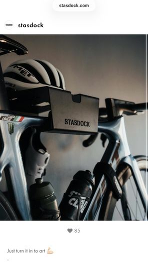 Stasdock - Happy black - Cycling wall mount