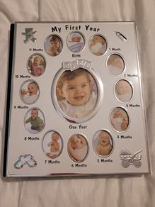 Baby's first year photo album