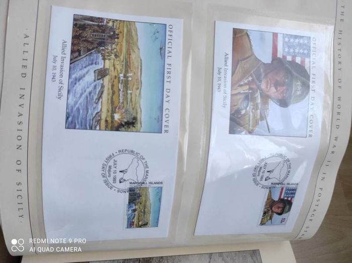 The History of World War II in the postage stamps