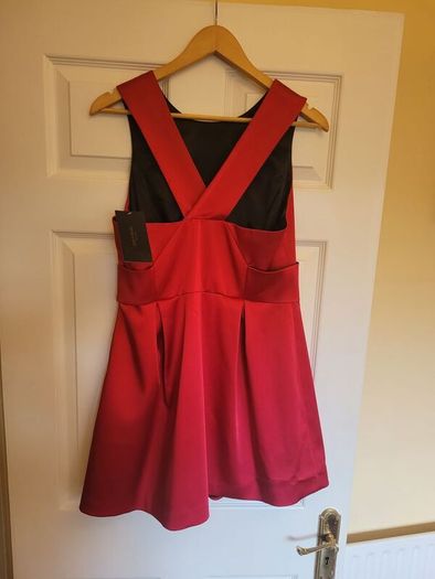 Stunning Red Zara Occasion Dress (New)