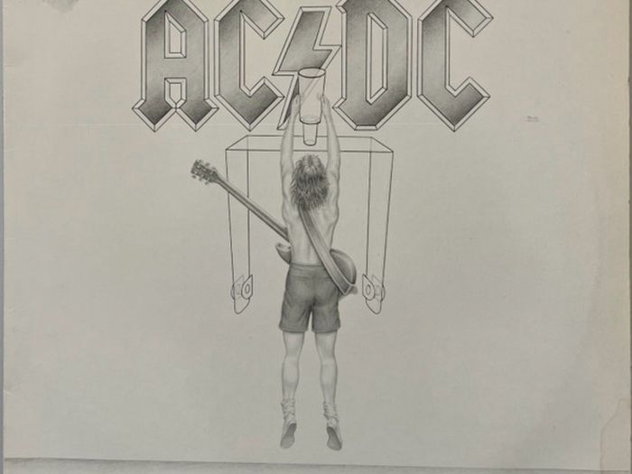 AC/DC Original Irish 1983 release of Flick of the Switch in vg++ condition