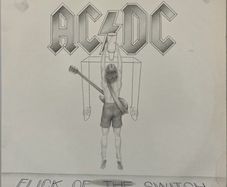 AC/DC Original Irish 1983 release of Flick of the Switch in vg++ condition
