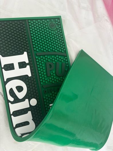 Heineken rubber bar runner