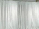 3M X 3M Silk White Backdrop Drapes Curtain Wedding Ceremony Party Home Window Decor