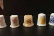 Collection of Flower Themed Thimbles