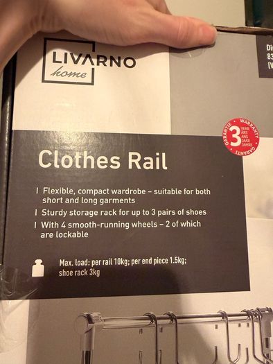 Clothes rail
